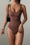 Night Brown Women's Size 2 Body Shaping Bodysuit Corset - 4
