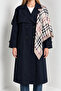 Patterned Scarf 90*90 Lnw0003 Cream