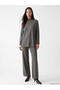 Rmz Gi̇yi̇m Farkiyla Women's Wide Leg Knitwear Pants with Waist Cord - 2