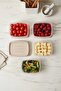 5-Piece Rectangular Storage Container Breakfast Set 300 ml - 3