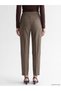 Alita City Lcw Vision Brown High Waist Pleated Women's Fabric Pants with a Difference - 4