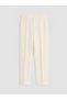 Peak New Season White High-Waisted Wide-Leg Women's Pants - 6