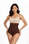 Night Brown High Waisted Shaping Belly and Waist Corset 1050