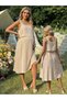 Rochie maxi, bej