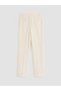 Peak New Season White High-Waisted Wide-Leg Women's Pants - 7