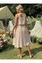 Rochie maxi, bej - 2