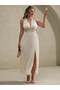 Rochie maxi, galben - 5