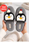Penguin Non-Slip Sole Winter Women's House Slippers Dowry Slippers Closed Toe Warm Soft House Slippers Stc1371