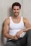 Night White Men's Athlete Corset Waist Chest Belly Tightener Helps Maintain Upright Posture 6050 - 6