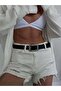 Square Silver Buckle Women's Trouser Belt, Jacket Belt, Dress Belt, Shirt Belt