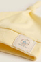 100% Cotton Interlock Travel by Sea Sailing Ship Embroidered Top-Tie Knotted Baby Beanie Hat 0-6 Months - 3