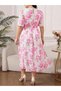 Rochie maxi, mix culori - 2