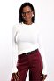 Ecru Soft Touch Long Sleeve T-Shirt 5068 - 4