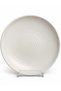 Tabak Evi Ripple Porcelain Gray Salad Plate 24.50 X 26 X 4cm Set of 6 - 2