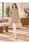 Waterproof Short Fur Lined Hooded Mother's Coat