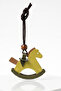 Light Green Toy Horse Figure Beaded Bag Ornament Accessory Hanger Ct010 - 3