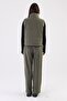 Velvet Fabric Zero Sleeve Vest - 3
