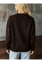 Women's Black Hat Ghost Oversize Sweatshirt - 2
