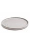 Tabak Evi Ripple Porcelain Gray Cake Plate 28cm Single - 3