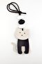 Black and White Cute Cat Figured Beaded Pet Bag Ornament Accessory Hanger Ct006 - 5