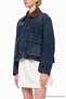 Women's Denim Trend Jacket Velvet Collar Relaxed Denim Jacket-00111467 - 3