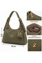 Modern Stylish Double Set Women's Shoulder Bag and Wallet Daily Gift Combination - 7