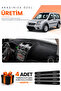 Ford Connect (2009-2012) Compatible Dashboard Protection Cover Auto Cover - Black - Fo017