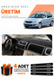 Skoda Roomstar (2006-2015) Compatible Dashboard Protection Cover Auto Cover - Black-Beige - Sk002