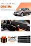 Toyota Auris E180 (2012-2018) Compatible Dashboard Protection Cover Auto Cover - Black-Red - To006