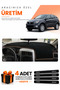 Ssangyong Nomad (2005-2012) Compatible Torpedo Protection Cover Auto Cover - Black-Brown - Ss001
