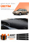 Kia Sephi̇a (1995-1998) Compatible Dashboard Protection Cover Auto Cover - Black - Ki015