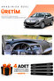Mazda 3 (2009-2013) Compatible Dashboard Protection Cover Auto Cover - Black-Grey - Ma002