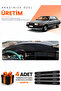 Audi 80 (1986-1996) Compatible Dashboard Protection Cover Auto Cover - Black - Au001