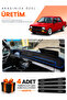 Tofaş Serçe (1984-1995) Compatible Torpedo Protection Cover Auto Cover - Black-Blue - Tf004