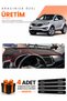 Kia Sportage (2010-2016) Compatible Torpedo Protection Cover Auto Cover - Black-Red - Ki022