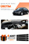 Honda Civic Fd6 (2005-2011) Compatible Torpedo Protection Cover Auto Cover - Black-Grey - Ho010