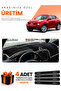 Nissan Juke (2010-2019) Compatible Dashboard Protection Cover Auto Cover - Black-Beige - Ni004