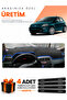 Fiat Punto Grande (2005-2018) Compatible Dashboard Protection Cover Auto Cover - Black-Blue - Fi016