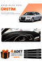 Audi A6 (2005-2011) Compatible Dashboard Protection Cover Auto Cover - Black-Grey - Au004