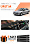 Renault 21 Manager (1990-1996) Compatible Dashboard Protection Cover Auto Cover - Black-Beige - Re005