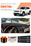 Jeep Grand Cherokee (2014-2020) Compatible Dashboard Protection Cover Auto Cover - Black-Red - Je002