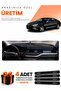 Citroen C5 (2008-2015) Compatible Dashboard Protection Cover Auto Cover - Black-Blue - Ci003
