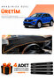 Volkswagen T-Roc (2017-2023) Compatible Dashboard Protection Cover Auto Cover - Black-Brown - Vw033