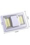 2PCS COB with magnetic LED Switch Night Light Staircase Corridor Cabinet Light - WHITE - 4