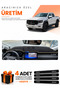 Foton Tunland V9 (2025-Later) Compatible Torpedo Protection Cover Auto Cover - Black-Beige - Ft001