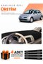 Nissan Micra March (2005-2010) Compatible Torpedo Protection Cover Auto Cover - Black-Beige - Ni007