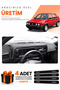 Volkswagen Golf 2 (1983-1992) Compatible Dashboard Protection Cover Auto Cover - Black-Grey - Vw007
