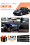 Subaru Legacy B4 (2003-2009) Compatible Dashboard Protection Cover Auto Cover - Black-Blue - Su005