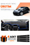 Opel Astra J (2009-2020) Compatible Dashboard Protection Cover Auto Cover - Black-Blue - Op004
