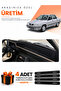 Renault 9 Broadway (1985-2000) Compatible Torpedo Protection Cover Auto Cover - Black-Beige - Re003